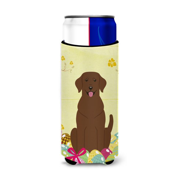 Carolines Treasures Easter Eggs Chocolate Labrador Michelob Ultra Hugger for Slim Cans
