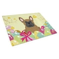 thumbnail image 1 of Carolines Treasures Easter Eggs French Bulldog Brown Glass Cutting Board Large 12H x 16W multicolor, 1 of 2