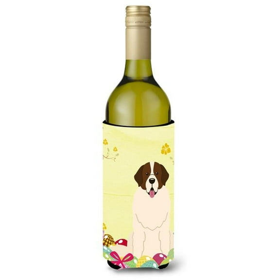 Carolines Treasures BB6027LITERK Easter Eggs Moscow Watchdog Wine Bottle Beverge Insulator Hugger