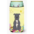 thumbnail image 1 of Carolines Treasures  Easter Eggs Staffordshire Bull Terrier Blue Tall Boy Beverage Insulator Hugger, 1 of 1