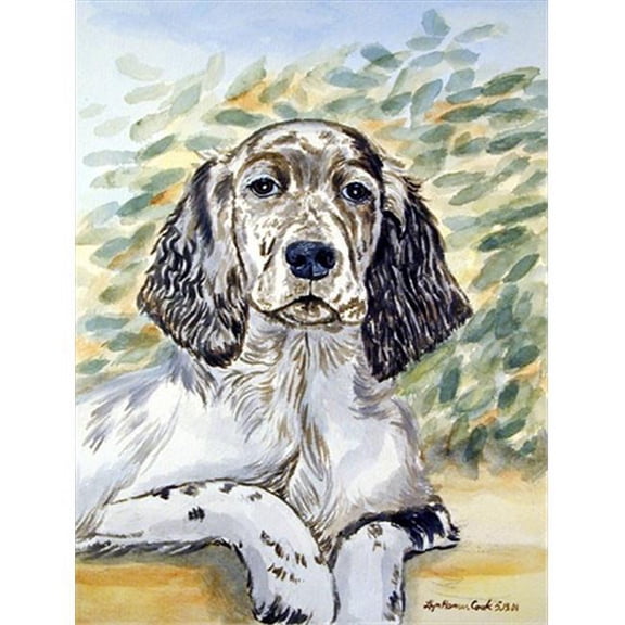 Carolines Treasures  English Setter Flag - Garden Size