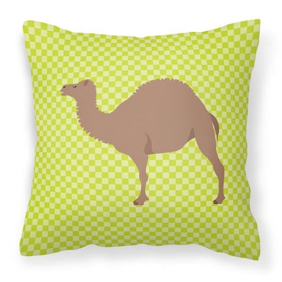Carolines Treasures F1 Hybrid Camel Green Fabric Decorative Pillow 14Hx14W multicolor