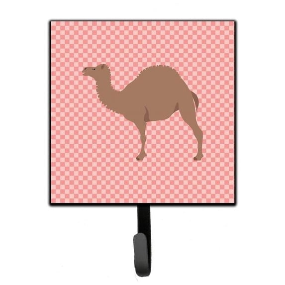 Carolines Treasures BB7819SH4 F1 Hybrid Camel Pink Check Leash or Key Holder