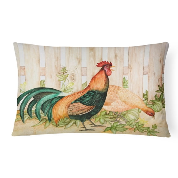 Carolines Treasures FHC1009PW1216 Canvas Fabric Decorative Pillow, 12H x16W, multicolor