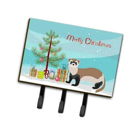 Carolines Treasures Ferret Christmas Leash or Key Holder