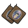 thumbnail image 1 of Carolines Treasures  Finnish Lapphund Pair of Pot Holders, 1 of 1
