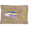 thumbnail image 1 of Carolines Treasures  Fish - Tuna Indoor & Outdoor Decorative Fabric Pillow 12 x 16 in., 1 of 1