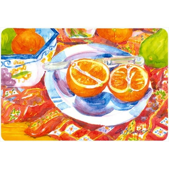 Carolines Treasures  Florida Oranges Sliced For Breakfast Mouse Pad