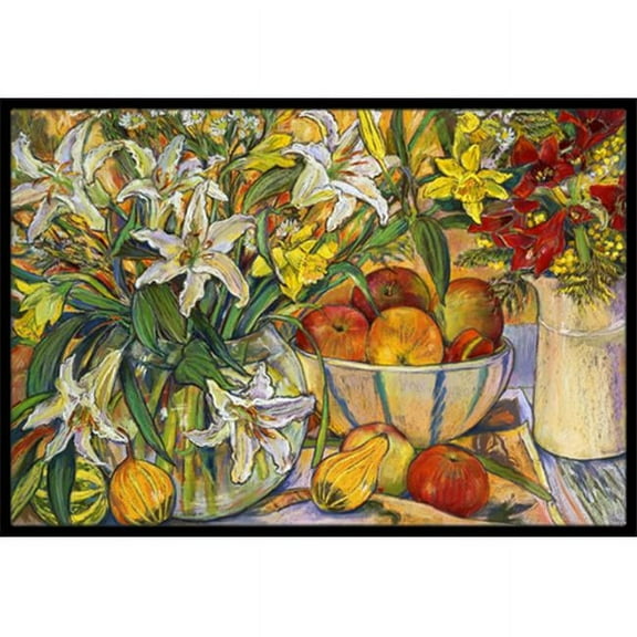 Carolines Treasures Fruit- Flowers & Vegetables Indoor or Outdoor Mat - 24 x 36