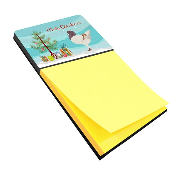 Carolines Treasures German Modena Pigeon Christmas Sticky Note Holder Teal Large multicolor