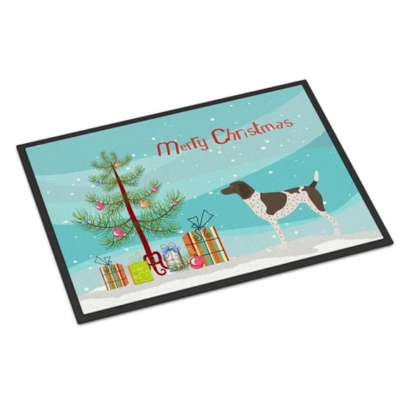 Carolines Treasures German Shorthaired Pointer Christmas Indoor or Outdoor Mat - 18 x 27 in.