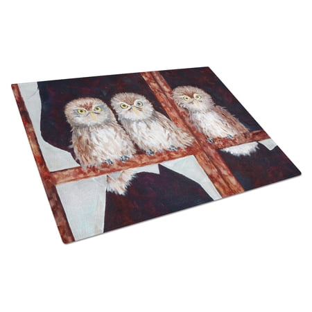 Carolines Treasures Glass Cutting Board Large 12H x 16W multicolor