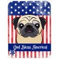 thumbnail image 1 of Carolines Treasures  God Bless American Flag with Fawn Pug Mouse Pad- Hot Pad or Trivet, 1 of 1