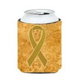 thumbnail image 1 of Carolines Treasures  Gold Ribbon For Childhood Cancers Awareness Can Or Bottle Hugger - 12 Oz., 1 of 1