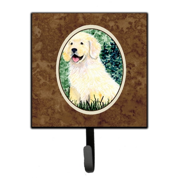 Carolines Treasures SS8739SH4 Golden Retriever Leash Holder or Key Hook, Small, Multicolor