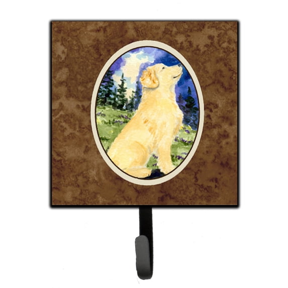 Carolines Treasures SS8977SH4 Golden Retriever Leash Holder or Key Hook, Small, Multicolor