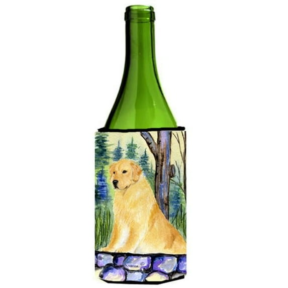 Carolines Treasures Golden Retriever Wine Bottle Hugger - 24 oz.