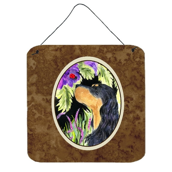 Carolines Treasures SS8250DS66 Gordon Setter Aluminum Metal Wall or Door Hanging Prints, 6 x 6", Multicolor
