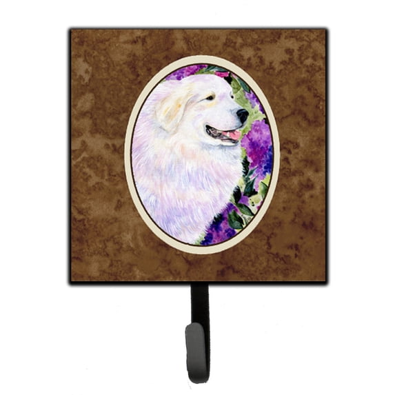 Carolines Treasures SS8474SH4 Great Pyrenees Leash Holder or Key Hook, Small, Multicolor