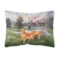 thumbnail image 1 of Carolines Treasures HEH0098PW1216 Golden Retrievers Canvas Fabric Decorative Pillow, 12H x16W, multicolor, 1 of 3