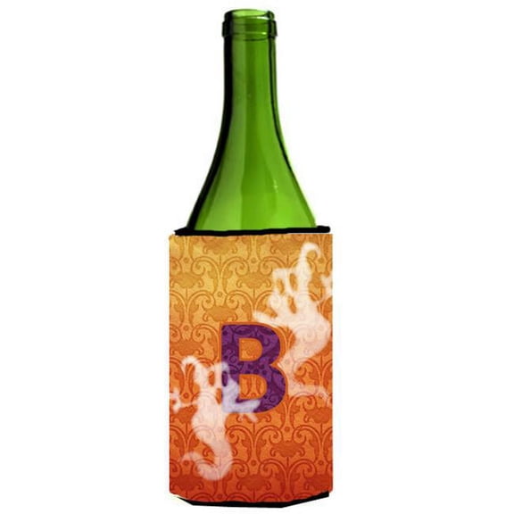 Carolines Treasures Halloween Ghosts Initial Letter B Wine Bottle Beverage Insulator Beverage Insulator Hugger Wine