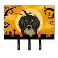 thumbnail image 1 of Carolines Treasures Halloween Longhair Black and Tan Dachshund Leash or Key Holder Triple multicolor, 1 of 4
