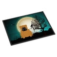 thumbnail image 1 of Carolines Treasures  Halloween Scary English Bulldog Red Indoor or Outdoor Mat - 18 x 0.25 x 27 in., 1 of 1