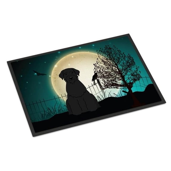 Carolines Treasures BB2256JMAT Halloween Scary Giant Schnauzer Indoor or Outdoor Mat, 24 x 0.25 x 36 in.
