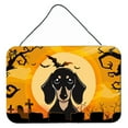 thumbnail image 1 of Carolines Treasures BB1773DS812 Halloween Smooth Black And Tan Dachshund Wall and Door Hanging Prints, 1 of 7