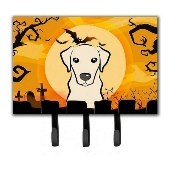 Carolines Treasures BB1780TH68 Halloween Yellow Labrador Leash & Key Holder