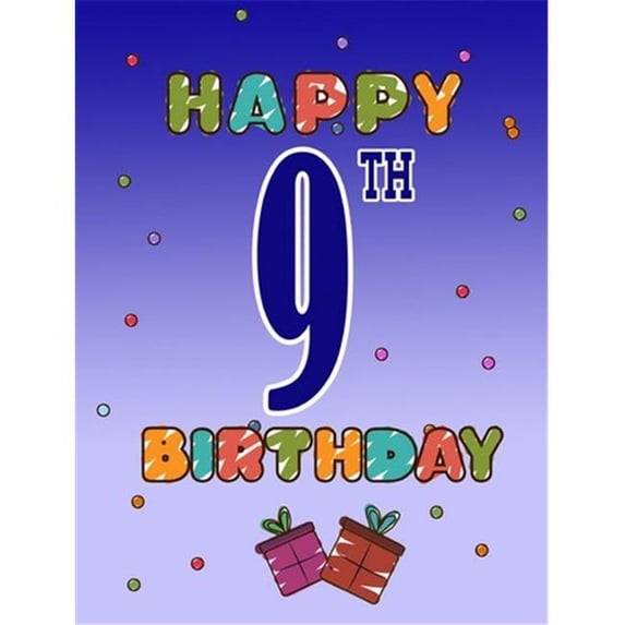 Carolines Treasures Happy 9Th Birthday Flag Garden Size