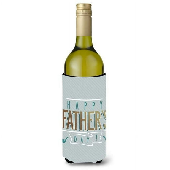 Carolines Treasures Happy Fathers Day Wine Bottle Beverge Insulator Hugger