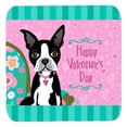 thumbnail image 1 of Carolines Treasures  Happy Valentines Day Boston Terrier Foam Coasters- Set of 4, 1 of 1
