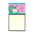 thumbnail image 1 of Carolines Treasures  Happy Valentines Day Pug Sticky Note Holder, 1 of 1