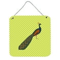 thumbnail image 1 of Carolines Treasures Indian Peacock Peafowl Green Wall or Door Hanging Prints 6x6 multicolor, 1 of 1