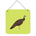 thumbnail image 1 of Carolines Treasures Indian Peahen Peafowl Green Wall or Door Hanging Prints 6x6 multicolor, 1 of 1