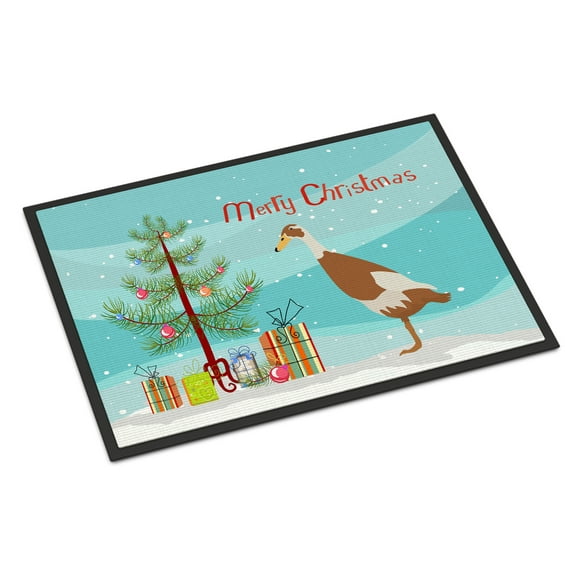 Carolines Treasures Indian Runner Duck Christmas Door Mat Indoor Rug or Outdoor Welcome Mat 18x27 Doormat 27L x 18W