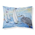 thumbnail image 1 of Carolines Treasures JMK1001PILLOWCASE Blue Heron Sailboats Dog River Bridge Fabric Standard Pillowcase Standard, 1 of 2