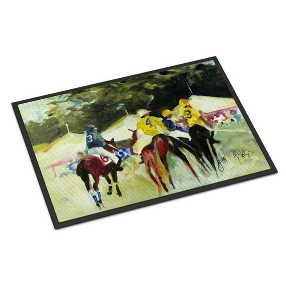 Carolines Treasures JMK1007JMAT Polo at the Point Indoor or Outdoor Mat, 24" x 36", Multicolor