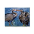 thumbnail image 1 of Carolines Treasures JMK1011PLMT Blue Heron Love Fabric Placemat, Multicolor, 1 of 1