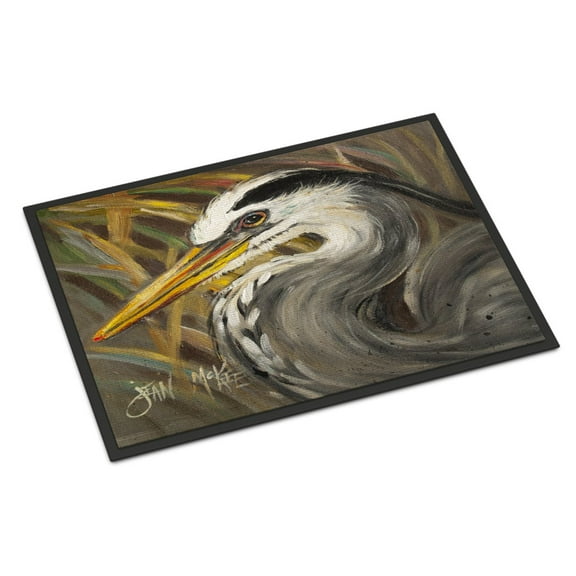 Carolines Treasures Blue Heron Indoor or Outdoor Mat, 24" x 36", Multicolor