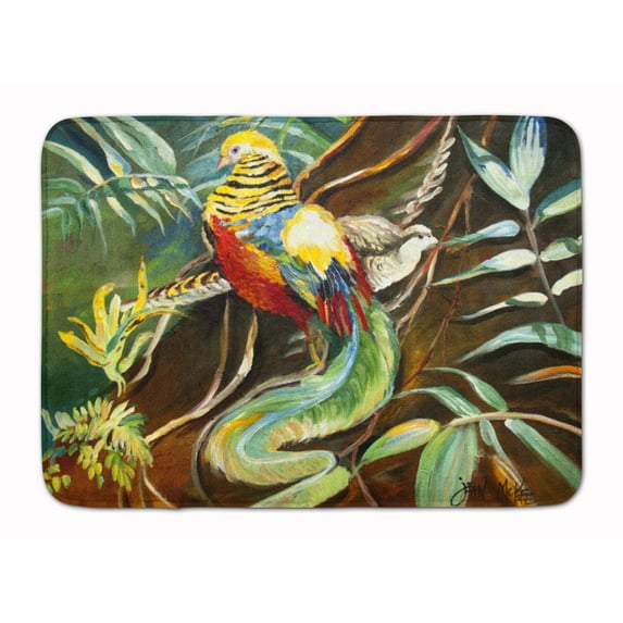 Carolines Treasures Mandarin Pheasant Floor Mat, 19" x 27", Multicolor