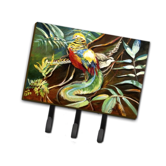 Carolines Treasures JMK1014TH68 Mandarin Pheasant Leash or Key Holder Triple multicolor
