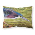 thumbnail image 1 of Carolines Treasures JMK1016PILLOWCASE Green Heron Fabric Standard Pillowcase Standard multicolor, 1 of 2
