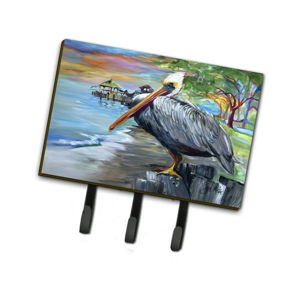 Carolines Treasures JMK1021TH68 Pelican view Leash or Key Holder Triple multicolor