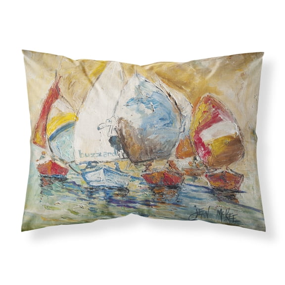 Carolines Treasures JMK1037PILLOWCASE Buzzards Sailboat Race Fabric Standard Pillowcase Standard multicolor