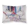 thumbnail image 1 of Carolines Treasures JMK1039PILLOWCASE Sailboats in Dry Dock Fabric Standard Pillowcase Standard multicolor, 1 of 2