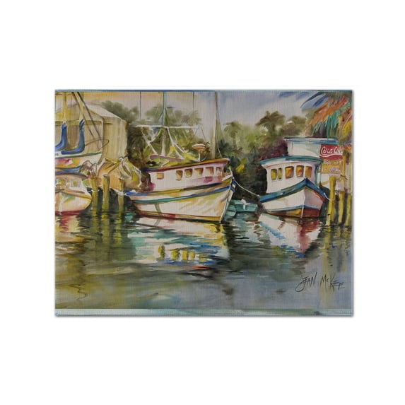 Carolines Treasures JMK1047PLMT Fish Market Fabric Placemat, Multicolor