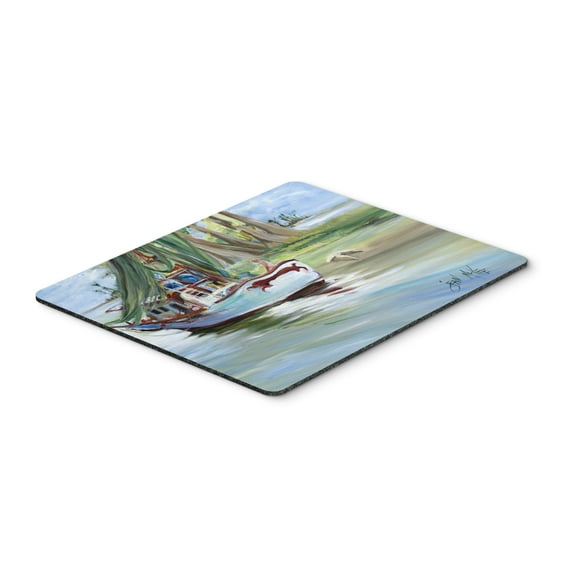 Carolines Treasures JMK1060MP Jeannie Shrimp Boat Mouse Pad Hot Pad or Trivet Large multicolor