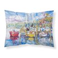 thumbnail image 1 of Carolines Treasures JMK1063PILLOWCASE Paradise Yacht Club Sailboats Fabric Standard Pillowcase Standard multicolor, 1 of 2